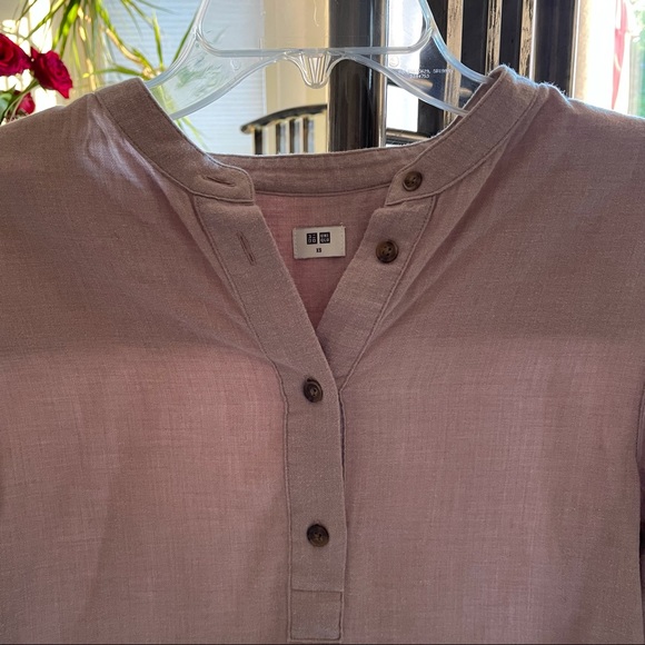 Uniqlo Botton Long-sleeve Top (XS or S) - Picture 4 of 6